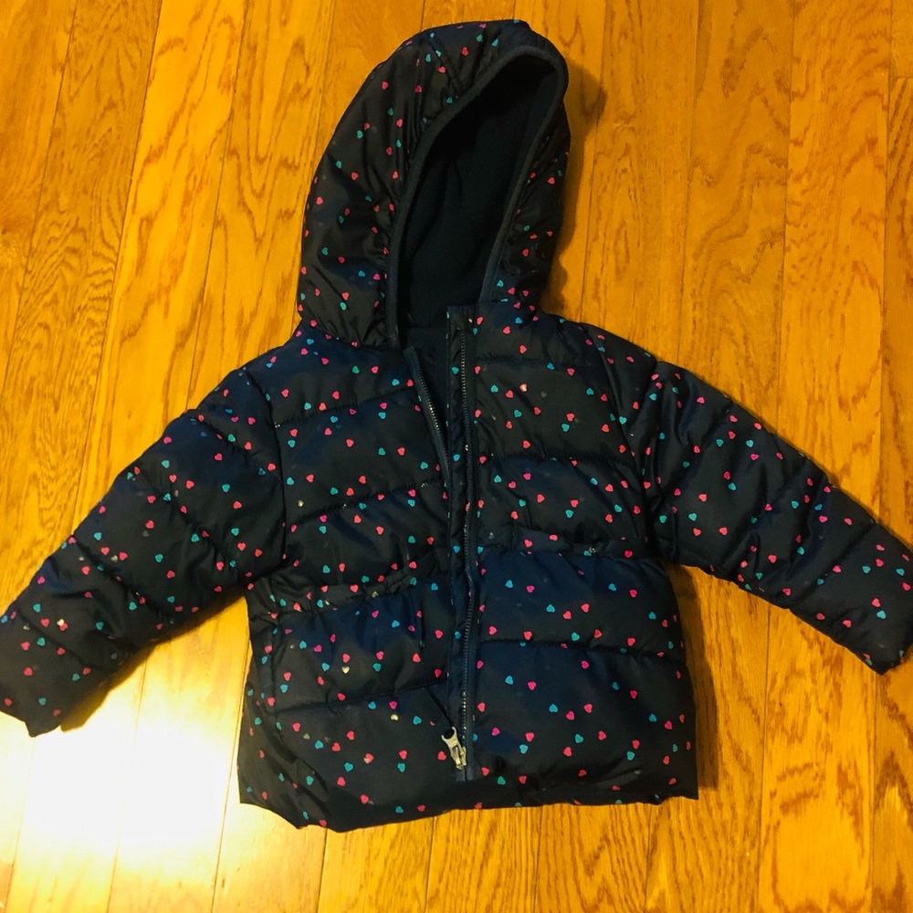 Baby girl Navy Wonder Nation coat in size 2t